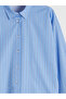 Nevavm Striped Oversize Poplin Women's Shirt with a Difference - 7