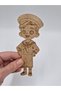 10 Pieces Wooden Painting Professions Series No2 Montessori 15 cm