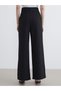 Loose Fit Wide Leg Women's Pleated Pants - 4