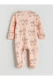 Lcw Kids Pink Printed Strappy Baby Girl Jumpsuit 2-Piece - 4
