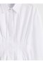 Ozmarka New Season Women's Pleated Peplum Shirt - 7