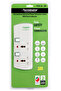 Terminator 2 Way Universal Power Extension Socket 13A 3M Esma Approved - 2