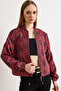 Women's Tile Zipper Pocket Unlined Quilted Jacket Ckt-19000513 - 2