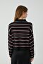 Oak Striped Sweater Black - 5