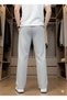 2-Piece Sweatpants for Men - Black & Gray High Waist Pocket Comfortable Cut Baggy Sweatpants - 4