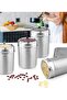 1.2L Stainless Steel Airtight Storage Canister with See Through Lid Silver - 3