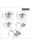 Chef's Delight 8-Piece Hammered Tri-Ply Cookware Set - Durable Stainless Steel For Induction Cooking