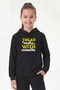 3-Piece Kangaroo Pocket Hooded Various Printed Girls' Sweatshirt - 2