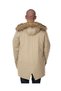 Mv Fur Detailed Parker Style Beige Jacket - 4