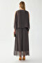 Lined Long Silk Dress - 5