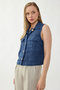 100% Linen Button-Down Shirt with Cover Pockets - 3