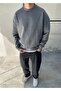 Men's Washable Crew Neck Oversize Sweatshirt - 2