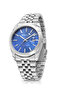 Men's Wristwatch with Lens Calendar Silver Navy Blue Color Pl-7074E2X - 2