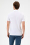 Men's Slim Fit Polo Collar White Basic T-Shirt 50306015-Vr013 - 5