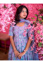 Lavender Viscose Rayon Kurta Pant Dupatta Set - VRN1001 | Lavender - 3