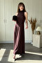 Halter Neck Pleated Elegant Maxi Dress - 6