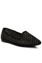 Women's Perforated Ballerinas in Black