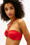 Women's Halter Neck Orange Bikini Top - 2