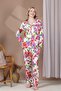 Women's Cotton Trousers Pajama Set - 8