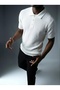 Men's Slim Fit Polo Collar Buttoned Knitwear T-Shirt K8029Tt - 2