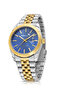 Men's Wristwatch with Calendar Gold Silver Navy Blue Color Pl-7074E7X - 3