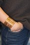 Arya Gold Color Multi-Strand Steel Bracelet - 2