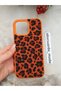 Luxury Phone Case with Leopard Print Velvet Fabric Compatible with iPhone 16 Pro Max - 3