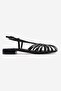 Liss Black Skin Women's Sandals - 4