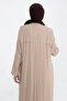 Sanem Double Set Viscose Star Fabric Beige- 422606 - 4
