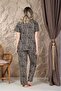 Women's Cotton Trousers Pajama Set - 6