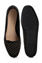 Women's Perforated Ballerinas in Black - 5