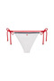 Women's String Side Tie Ecru Bikini Bottom - 2