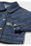 Baby Girl Striped Denim Jacket 1490 - 6