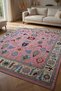 Pink Authentic Ethnic Patterned Carpet - Vintage Turkish Motif Bohemian Living Room Carpet 71 - 5