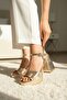 حذاء فيل جولد ( بكعب منصة 9 سم ) للاستخدام اليومي حذاء بكعب - 4
