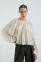 Women's Gathered Collar Blouse