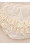 Lace Detail Bow-Detail Baby Girl 3-Piece Summer Cotton Dress Shorts & Bandana Set - 3