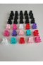 Tiny Butterfly Clasp & Mini Pincer Clasp & Latch Clasp Black and Colorful (30 Pieces) - 3