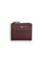 Burgundy Genuine Leather Small Size Coin Purse Women's Wallet // Grd260226Wt1757