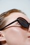 Flam Unisex Oval Dark Coffee Sunglasses - 6