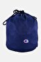 Men Brand Logo Bucket Bag, Navy