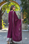 Magenta Georgette Solid Yoke Design 2-Piece Anarkali Set - 4