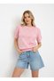 Stone Detailed Crew Neck Short Sleeve Knitwear Blouse Ss26Bz0032 - 6