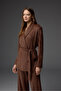 Shawl Collar Dressing Gown Trousers 2-Piece Set Bm-1810