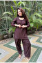 Brown Pure Cotton Potli Farshi Shalwar Set - 6