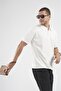 Polo Collar Line Detailed Regular Fit Men's T-Shirt - 5