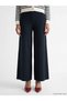 Lcw Studio Navy Blue Wide Leg Women's Trousers with Elastic Waist - 2