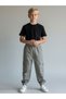 Boys' Woven Trousers with Elastic Waist and Pocket Detail - 2