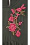 Long Dress Viscose with Embroidery Detail - 3