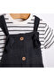 Striped Salopet Double Baby Boy - 5